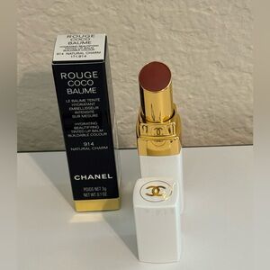 Chanel Rouge Coco Baume Hydrating Tinted Lip Balm 914 Natural Charm - New!
